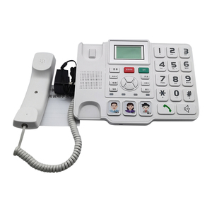 <span class=keywords><strong>Téléphone</strong></span> de bureau double SIM 4G LTE pour personnes âgées avec point d'accès WiFI/carte SOS/SIM Bon <span class=keywords><strong>téléphone</strong></span> <span class=keywords><strong>fixe</strong></span> 4G GSM - Product Image 4