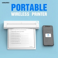 Mini-imprimante photo portable sans fil A4 personnalisée avec logo OEM pour téléphone portable, en plastique