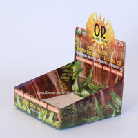 Caja de presentación de mostrador de cartón corrugado cuadrado portátil personalizada Cosméticos giratorios plegables modernos Pantalla impresa con logotipo minorista