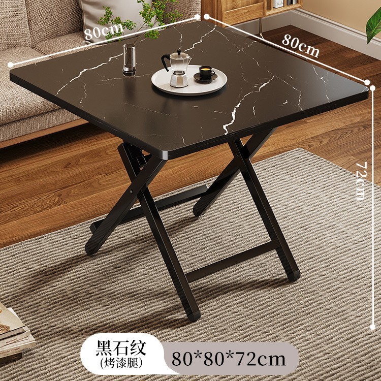 Black stone grain-808072-h-shaped-black baked-on finish legs