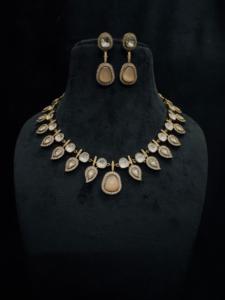 El colgante publicitario más vendido con mala larga con cuentas de hidro, combinación de traje, collar de boda de color a juego con pendientes - Product Image 6