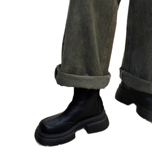 2026 New Style Women's Slim Round Toe <b>Boots</b> Comfortable Chunky Heel Cylinder Casual Non-Slip Waterproof <b>Boots</b> - Product Image 5