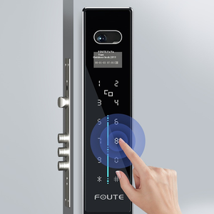 Serrure intelligente moderne entièrement automatique pour porte de cour, étanche, résistante au soleil, reconnaissance faciale, empreinte digitale, mot de passe, fixation facile par vis - Product Image 6