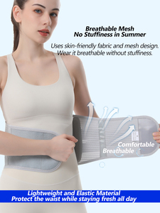 Aofit Rückenstützgürtel für Frauen und Männer zur Schmerzlinderung bei Bandscheibenvorfällen Lendenwirbelstütze Taillengürtel - Product Image 6