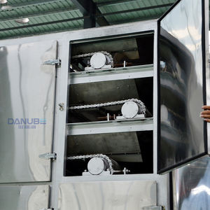 เครื่องเป่าแห้งแบบสายพานอย่างต่อเนื่องเครื่องอบแห้งดอกบัวแบบตาข่ายขนาดใหญ่ - Product Image 3