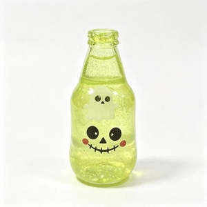 Nouvelle série Halloween : Jouet à presser en forme de bière avec poudre dorée, fantôme phosphorescent, boîte surprise de décompression - Product Image 4