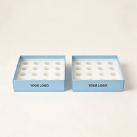 Boîte en carton avec couvercle et base personnalisés, écologique, pour billard, coffret cadeau, emballage de golf avec insert en mousse
