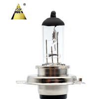 Ampoule halogène H4 12V 60/55W en verre dur, couleur blanc chaud, lampe auto 12V avec forme H4 pour phares de voiture