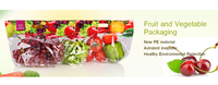 Sacs en plastique refermables à fermeture éclair, impression en héliogravure, qualité alimentaire, résistants à l'humidité pour l'emballage des fruits (raisin, cerise) - Personnalisables