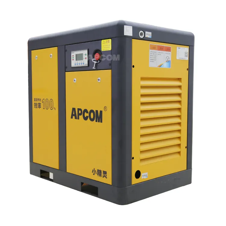 APCOM 185 180 cfm utilizzato potere guidato aria compressore 40hp 180cfm industriale compressore d'aria rotativo a vite compressore d'aria per vendita
