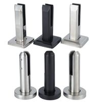Balustrade de terrasse de villa moderne en verre trempé avec système de main courante en acier inoxydable pour balcon extérieur