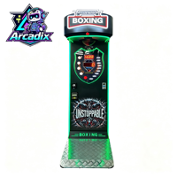 Machine de boxe d'arcade à monnayeur, testeur de force de frappe, avec système de rédemption de tickets, pour centre de jeux, parc d'attractions, vente en gros pour usines