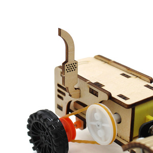Kit scientifique en bois pour enfants, modèle de tracteur à assembler soi-même, jouet éducatif pour enfants de 7 à 9 ans - Product Image 1
