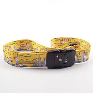 Bolsa <span class=keywords><strong>de</strong></span> maleta personalizada ajustable poliéster/nylon <span class=keywords><strong>escala</strong></span> correa <span class=keywords><strong>de</strong></span> equipaje cinturón con impresión <span class=keywords><strong>de</strong></span> su logotipo para viajar - Product Image 1