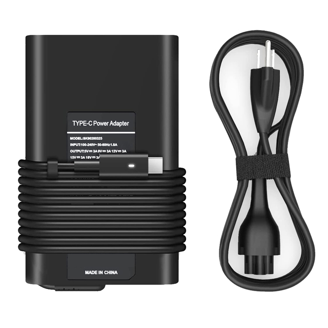 Hot Sell 65W Type USB C Laptop Chargers Power Adapter for De Ll Latitude 5300 5400 5500 7300 7400 P80F P96G P97G P98G P99G