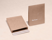 Sac Courrier Kraft Compostable Personnalisé de Haute Qualité pour Expédition de Vêtements, Sac Postal en Papier pour Livraison Pratique