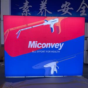 广告贸易展展览摊位展示张力布背景墙<span class=keywords><strong>SEG</strong></span>弹出式LED背光灯箱 - Product Image 5