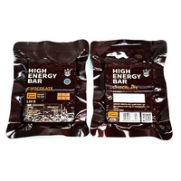 Galleta Energética de Chocolate y Café, Salada y Dulce, Caja de Ración de Supervivencia Lista para Comer, Alta en Energía