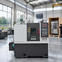 Machine de tournage CNC avec système de refroidissement haute pression, structure rigide prête à l'emploi pour les pièces d'arbre et de manchon et les barres de 45 mm