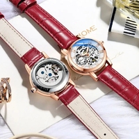 Montre pour femme CHENXI 8831, squelette automatique mécanique, acier inoxydable, étanche, bracelet pour femme, montre-bracelet pour femme