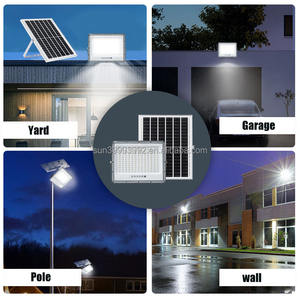 50W 100W 200W 300W 400W Reflector solar Luz de inundación Alto lumen Tiempo de trabajo largo <span class=keywords><strong>Anochecer</strong></span> hasta el <span class=keywords><strong>amanecer</strong></span> Reflector al aire libre Smd - Product Image 6