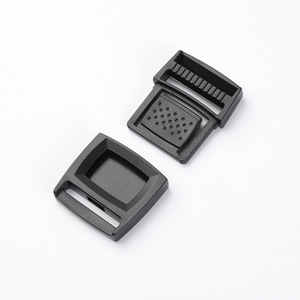 Hebilla de cinturón de plástico con bloqueo automático, 25mm, color negro sólido, para mochila, accesorios de ropa, J1199-25 - Product Image 3