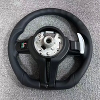 Volant en cuir noir pour BMW M3 E92 E87 F20 F33 F22 F01 X5 F15 X2 F39 F30 M2 E90 320d F36 M4 F83 F10 X3 X5 F06