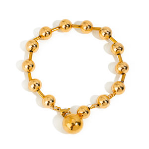 Must Have Luxe Pendentif en or poli avec perles pour femme, soirée, rendez-vous, nuit - Product Image 3