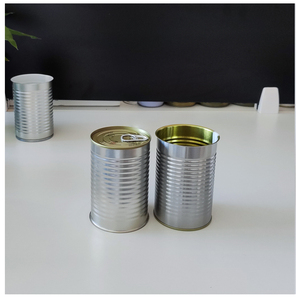 Boîte de conserve en métal de haute qualité en gros récipient alimentaire vide avec couvercle facile à ouvrir à l'intérieur peint en jaune pour chewing-gum et lait - Product Image 1