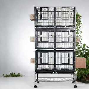 Durable 	 	 Mangeoire pour oiseaux en métal 	 Cage pour perroquet 	 Ligne Vera <span class=keywords><strong>Cruz</strong></span> pour Libérer le Perroquet 	 Système de cages haut de gamme pour oiseaux - Product Image 1