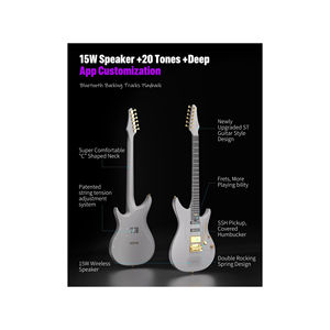 USA DDP | ​​Guitare électrique intelligente <span class=keywords><strong>Enya</strong></span> Inspire - Ozielzinho pour débutants et professionnels, studio et scène - Product Image 2