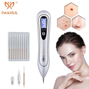 Stylo effaceur de taches professionnel PAKISS, 9 niveaux de force réglables, kit d'aiguilles interchangeables pour les taches de rousseur, les imperfections et les tatouages - Product Image 1