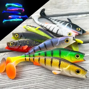 Leurre de pêche souple Spinpoler 7cm 11cm 14cm Big Shad, Swimbait UV Actif, Wobblers, Crankbait, Jigging pour la pêche en mer, en rivière et à la truite - Product Image 3