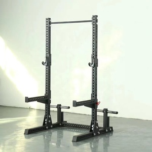 <b>Half</b> Power <b>Rack</b> Squat Stand Home Gym Weight Lifting Training Equipment - Product Image 4