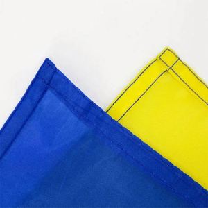 Factory Wholesale Stock 100% Polyester 3x5ft Custom Printed Blue Yellow National Ukrainian Festival Ukraine <b>Flag</b> - Product Image 4