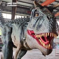 Jurassic Park için Özelleştirilmiş Animatronik İnteraktif Dinozor Modeli, Dinozor Ülkesi Dekorları Olarak Gerçek Boyutta Carnotaurus Robotu