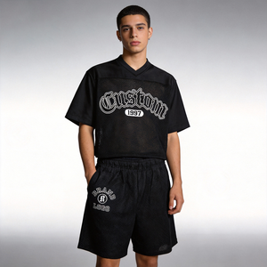 Conjunto de Ropa Deportiva Personalizada de Alta Calidad, Camiseta de Fútbol, Pantalones Cortos, Trajes de Fútbol Sublimados, Camisetas de Baloncesto de Malla para Hombre - Product Image 2