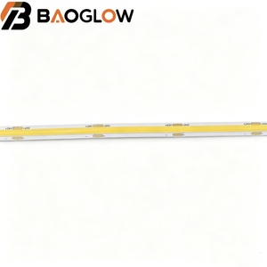 ไฟแถบ LED COB แสงขาวกลางวัน/แสงขาวอบอุ่น 95Ra 3000K 4000K 6000K ความหนาแน่น 320D/m แผงวงจร PCB ขนาด 8 มม. 24V 12W/M แบบยืดหยุ่น สำหรับตกแต่งภายใน  ขั้นต่ำในการสั่งซื้อน้อย - Product Image 5
