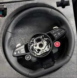 Volante Deportivo de Fibra de Carbono Personalizado con LED Inteligente para <span class=keywords><strong>Audi</strong></span> R8 <span class=keywords><strong>V10</strong></span> Coupe Spyder RWS 2016-2023 TT <span class=keywords><strong>RS3</strong></span> 4 5 6 7 - Product Image 4