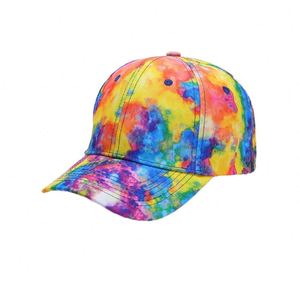 Customized High-quality Tie Dye Hip-hop Fashionable Outdoor Sun protection and Shading <b>Baseball</b> <b>Caps</b> for Men and Women - Product Image 2