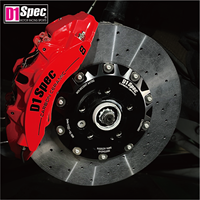Nouveau kit d'assemblage d'étrier de frein avant 8 pistons avec rotor flottant rouge de 410 mm de qualité industrielle D1 SPEC pour remorquage lourd pour Hilux 5