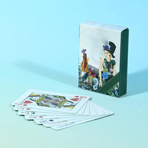 Fabricant d'imprimerie OEM Cartes en papier couché Pantone CMJN de taille personnalisée de haute qualité avec couvercle et boîte de base Cartes de jeu - Product Image 2