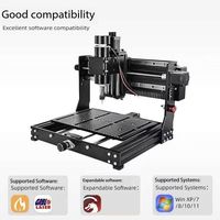 Machine CNC 2-en-1 500W 3020 PLUS avec laser et routeur, compatible acrylique, guide linéaire axe X, zone de travail 300x200x73cm pour gravure