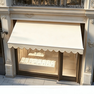 Tenda da Sole Telescopica Moderna <span class=keywords><strong>in</strong></span> <span class=keywords><strong>Ferro</strong></span> con Braccio Curvo Pieghevole, Impermeabile e Resistente per Giardino, <span class=keywords><strong>Balcone</strong></span> e Uso Domestico - Product Image 3