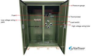 300kVA Transformador montado en almohadilla 12.7kV 13.2kV 13.8kV Entrada 230V 380V 400V Salida - Product Image 6