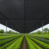 Schaduwdoek gebreid HDPE zonwerend doek UV-bestendig zwaar gebruik kas landbouw akkerbouw gewas bescherming op maat