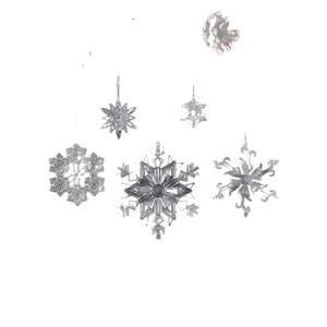 Décoration <span class=keywords><strong>de</strong></span> sapin <span class=keywords><strong>de</strong></span> Noël en cristal <span class=keywords><strong>de</strong></span> neige transparent en acrylique, style moderne et simple, décoration d'intérieur - Product Image 5