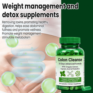 Cápsulas Veganas para el Colon, Fórmula Avanzada con Probióticos, Orégano y Ácido Caprílico para la Salud Intestinal y el Equilibrio de la Flora - Product Image 3