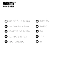 JAKEMY-Tournevis pour téléphone intelligent, kit d'outils 32 en 1, kit de tournevis pour ordinateur portable et de bureau