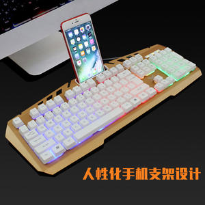 Teclado para juegos Z10, mecánico, con cable, retroiluminado RGB, para uso en PC y cibercafés - Product Image 4